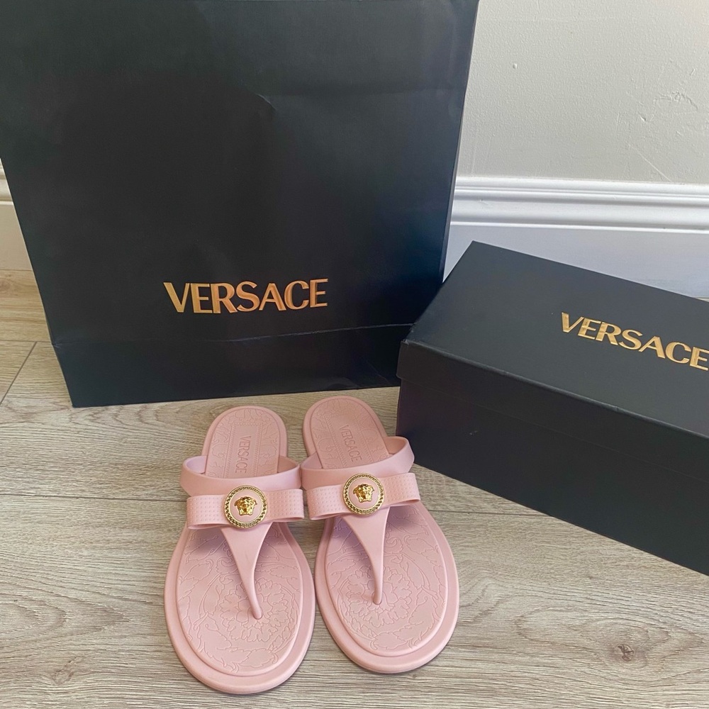 Versace Blush Pink Sandals for Women